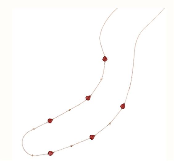 Collana Rosso Prezioso Donna Semino d'Amore in Argento CI00557SE MELOGRANO - CI00557SE MELOGRANO